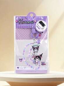 Sanrio 1Pc Sanrio Kawaii Hello Kitty Cinnamoroll My Melody Kuromi Mobile Phone Pendant Anime Cartoon Keychain Decorative Mobile Phone Case Accessories Gif