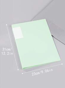 A4 Document Folder Binder Organizer, Multi-Page File Folder For Office Supplies, Portfolio Sleeve For Works, Certificates, Exam Papers, With Divider Pages,Back To School,School Supplies