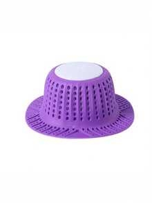 Collapsible Drain Cover Protector For Shower, Bathtub And Sink: Plastic Hair Catcher Strainer, Suitable For Flip-Up And Regular Drains - Multicolor - View 9