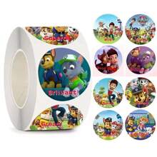 Paw Patrol 500PCS PAW Patrol sigilare autocolant copii desene animate jucării recompensă DIY papetărie laptop valiza Notebook decals decorare copil jucărie petrecere de ziua de naștere cadouri