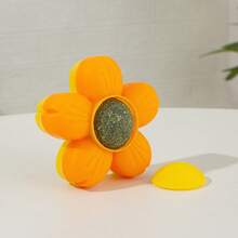 Suministros para mascotas Juguetes con forma de flor con hierba gatera para gatos, juguete para morder para aliviar el aburrimiento y el rechinamiento de dientes