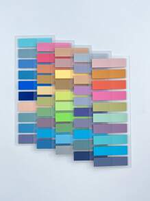 1000pcs Sticky Back Paper Tags, 5 Styles, PET Material, Index Markers, Pastel Colors, For Office, School, Bookmark (Multi-Color) School Supplies,Back To School