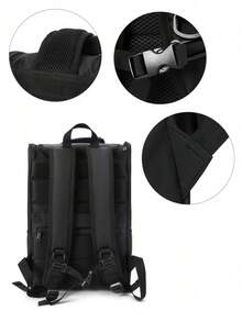 Men's Business Computer Backpack Carry On Backpack Travel Backpacks Flight Approved Large Capacity Nylon Fabric Waterproof Hiking Backpack Outdoor Computer Backpack For Travel Camping Hiking For Men And Women Gift For Daughter Friend Travel Accessories Unisex Business Functional Backpack Computer Bag Luggage Strap Design For Back To School For College Business Outdoor