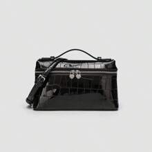 Bolsa de almuerzo de moda LP19, nueva bolsa de mano de modelo primavera/verano 2025 para mujer, bolso de hombro estilo tote y bandolera pequeño