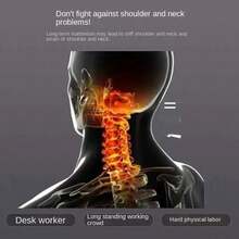 Orthopedic Memory Foam Pillow For Neck Pain Relief - Cervical Support Pillow 48x74cm, Ergonomic Shoulder Pain Relief For Side/Back Sleepers, Machine Washable & Hypoallergenic - White - View 6