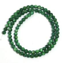 1 pièce Brin de perles de coquillage colorées de 4 mm, environ 93 perles, convient pour la fabrication de bracelets, colliers, bijoux DIY, été