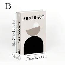 1 件/3 件可折叠仿真书，豪华装饰仿真书套装，适用于咖啡桌、别墅、酒店、家居装饰