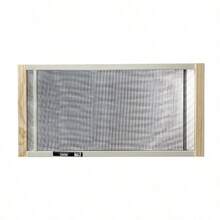 Fits Windows 21 - 37" Wide Adjustable Window Screen, 10" High With Wood Frame
