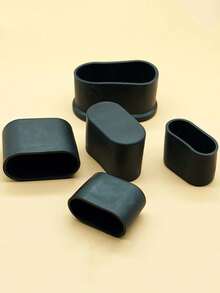 Juego de 8/16 fundas ovaladas para patas de silla de PVC (2*4 cm), protectores de piso para muebles en suelos de madera dura o goma, adecuados para mesas, sillas, sofás y camas - Multicolor - Ver 7