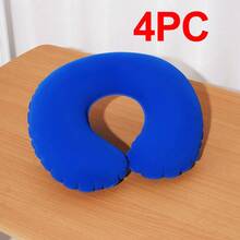 1 件超轻充气枕头、露营枕头、旅行枕头、小巧便携、符合人体工程学的设计，可在露营和徒步旅行期间为颈部和腰部提供支撑