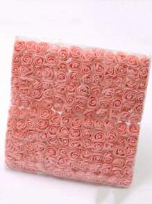 144 pièces Bouquet de roses en mousse artificielles mini pour mariage, décoration florale, scrapbooking, fleurs fausses, couronne, artisanat DIY, cadeaux, Saint-Valentin, anniversaire, remise de diplôme. Mini roses multicolores en PE, bouquet de fleurs en mousse artificielles