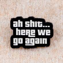 珐琅别针 翻领别针 背包上的徽章 女士胸针 衣服礼物 珠宝 时尚配饰 - NR11918 - 查看 8