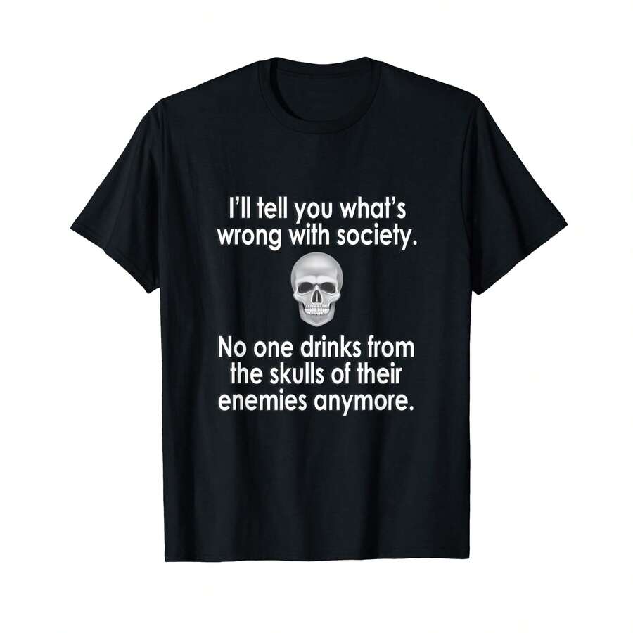 I'Ll Tell You What'S Wrong With Society T-Shirt{ SO Gifts For Grandparents - Black - View 1