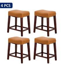 2/4/6pcs Solid Color Milk Silk Bar Stool Covers, Modern Minimalist Plain Color Bar Stool Slipcovers, Suitable For Kitchen, Dining Room, Small Bar Stools Protection And Decoration - Multicolor - View 16