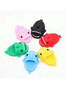 适用于 和 BJD 娃娃鲨鱼卡通拖鞋，可爱微型房屋装饰娃娃屋，YUKI 家居饰品系列夏季鞋 - 彩色 - 查看 7