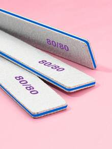 NailShine Double-Sided Nail File (80/80 Grit), Reusable Professional Nail Filer Suitable For Home And Salon Nail Shaping,Nail Supplies,Nail Tools,Nail Art Tools,Back To School,Nails,Nail Tools For Press On Nails - Light Grey - View 7