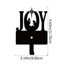 CIFbuy 1 Piece Of Exquisite Christmas Hook, Suitable For, Exquisite Craftsmanship, Unique Shape, Can Easily Hang Christmas Stockings, Lights And Other Decorations - A Great Choice To Add Christmas Atmosphere, Suitable For Bedrooms, Entrances And Other Spaces Decorative Hooks