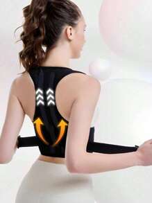 Corrector de postura para primavera y verano ComfortFit para hombres y mujeres - Soporte ortopédico ajustable y transpirable para la Top de la espalda, la columna, el cuello y los hombros - Ideal para uso diario, estabilización de la clavícula - Promueve una postura saludable, evita el encorvamiento - Camiseta de tirantes, uniformes de entrenamiento para hombres y mujeres, tops para hombres y mujeres