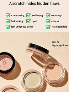 the SAEM Dexian Silky Concealer 4g, Concealer Alas Bedak Koreksi Warna Alami - 01 Beige muda - View 3
