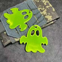 2 件户外骑行配件、山地自行车反光贴、尾灯应急贴、夜间骑行反光警示贴、骑行装备、夜光幽灵反光贴、骑行挂件，无需电池