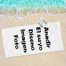 Customized Personalized Beach Towel With Photo Design - Extra Large Soft Microfiber Fast Drying Absorbent Pool Swimming Bath Towel - Sand-Free Lightweight Travel Blanket And Lounge Chair Cover - Essential Gift For Beach Or Home Use Beach Essentials
