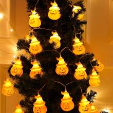 1 Peça Luzes de Corda LED em Formato de Abóbora, Luzes de Decoração de Atmosfera Festiva, Decoração de Halloween, Decoração de Casa Assombrada, Iluminação de Humor para Quarto, Sala de Estar, Decoração de Casa, Decoração de Festa, Decoração de Halloween, Decoração de Quarto, Decoração de Jardim de Halloween para Presente Fada