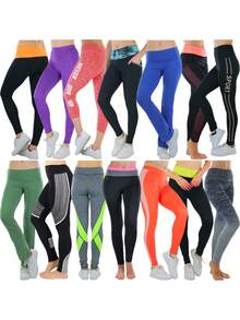 Women's Randomly Selected Active Leggings - 3 Pack: Randomly Selected - View 1