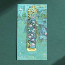 AHLGCAFT 金属书签，梵高和莫奈绘画主题书签，艺术与美学，送给作家和老师朋友的礼物，适合爱书人学校用品，返校 - 均碼 - 查看 13