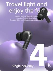 Monster Auriculares inalámbricos TWS Monster MQT53 con cancelación de ruido, auriculares deportivos con micrófono