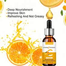 Vitamin C Facial Essence Contains Hyaluronic Acid Dark Spot Remover Moisturizing Repair Anti-Aging Essence Facial Skin Care 30ml - 30ml - View 4