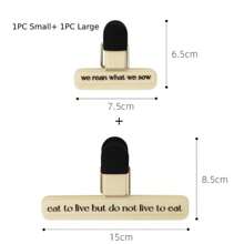 2PCS/SET Food Clips, Large Bag Clips For Food Storage, Snack Clips With Sealed Handles