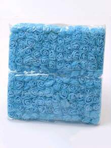 144 pièces Bouquet de roses en mousse artificielles mini pour mariage, décoration florale, scrapbooking, fleurs fausses, couronne, artisanat DIY, cadeaux, Saint-Valentin, anniversaire, remise de diplôme. Mini roses multicolores en PE, bouquet de fleurs en mousse artificielles