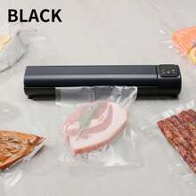 1pc USB Rechargeable Vacuum Sealing Machine, Food Packaging Device, Auto Vacuum Sealer For Foods, Meats, Fruits, Vegetables, Portable Vacuum Sealer Kit With 10 Bags, Ideal For Kitchen & Outdoor Picnic, Perfect Gift