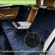 Funda impermeable y resistente para asiento de coche de mascota, fácil de limpiar, se ajusta al asiento trasero, protege del pelo y la suciedad de la mascota, para coches, camiones y SUV