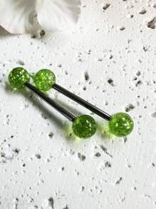 2025 Latest Colorful Tongue Ring With Glitter Sequins, Cute Multi-Color Options For Women, Students And Party Wear