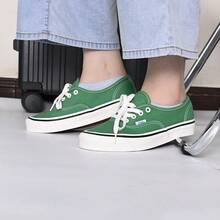 Vans男鞋女鞋2026新款Authentic 44 DX安納海姆帆布鞋低筒休閒鞋情侶鞋VN0A38ENVKZ - 綠色 - 查看 4
