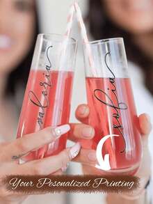Personalized Bridesmaid Proposal Gift Custom Champagne Flutes Glasses Bridesmaid Glass Maid Of Honor Gift Bride Flute Dainty Bridal Cups Wedding Gifts Bridesmaid Gift Bridesmaid Flute Custom Bridesmaid Bridal Party Gifts Maid Of Honor Gift Bridesmaid Proposal Champagne Flutes Champagne Glasses Custom Cups Wedding Party,Brunch-Ready - Multicolor - View 13