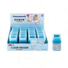 Sanrio 1pc Sanrio Family Cartoon Design Rubber Stamp, Cute Creative Eraser For Students