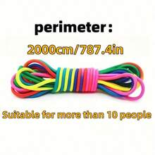 Colorful High Elastic Jump Rope - Durable Rubber Blended Material, Suitable For Fitness & Training, Games, Sports Skipping, Speed Jumping, Adjustable, For Workout, Strength Training, Physical Exercise, Home And Outdoor Use, Portable And Lightweight, Sturdy And Durable, Unisex, All Seasons, Suitable For Various Holiday Gifts, Ideal For Lover/Friend/Elder, Christmas Gift, New Year Present, Battery-Free - Multicolor - View 13