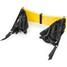 Escalera de agilidad ProSource Fit Speed de 8, 12 y 20 peldaños para entrenamiento de velocidad y ejercicios de agilidad deportiva con bolsa de transporte gratuita - Amarillo - 20 peldaños - Ver 4