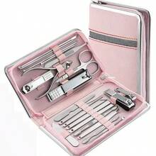 Nail Clipper Set, Manicure Set, Stainless Steel Professional Pedicure Set, Nail Care Tools For Fingernails And Toenails, Portable For Home, Office, Outdoor Travel