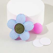 Suministros para mascotas Juguetes con forma de flor con hierba gatera para gatos, juguete para morder para aliviar el aburrimiento y el rechinamiento de dientes