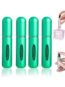4pcs Perfume Atomizer, Portable Fine Mist Spray Bottle, 5ml Refillable Travel Perfume Sprayer With Simple Pump Design, Suitable For Perfume, Essential Oils, Cologne, Liquids - Multicolor - View 26