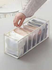 1pc Baby Clothes Storage Divider Bag, Baby Drawer Organizer Partitioned Box, Suitable For Socks, Bras, Towels, Ties - Multicolor - View 11