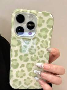Carcasă de telefon elegantă cu imprimeu leopard, coreeană, compatibilă cu 17 Air 16 15 13 12 11 14 Pro Max, vară, drăguță, rezistentă la șocuri