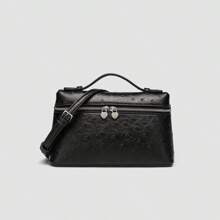 Bolsa de almuerzo de moda LP19, nueva bolsa de mano de modelo primavera/verano 2025 para mujer, bolso de hombro estilo tote y bandolera pequeño