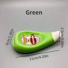 1 Bát sứ chấm tương sáng tạo hình chai đựng nước sốt gia vị đĩa sứ mù tạt đĩa đựng đồ ăn cho gia đình nhà hàng đồ dùng ăn uống có thể rửa bằng máy rửa chén đồ dùng học tập, quà tặng giáng sinh trở lại trường - Nhiều màu - Xem 10