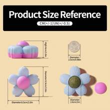 Suministros para mascotas Juguetes con forma de flor con hierba gatera para gatos, juguete para morder para aliviar el aburrimiento y el rechinamiento de dientes