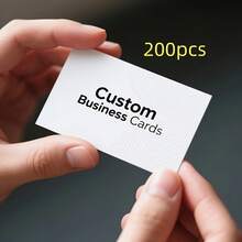 200pcs Custom Premium Business Cards, 16/32pt/Specialty Paper, 3.54*2.12 Inches, High-Quality Printing, Personalized Cards Suitable For Invitations, Greeting Cards, Postcards - Multicolor - View 13