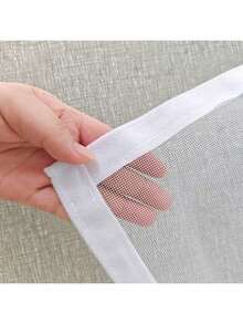 Kitchen & Bedroom Summer Anti-Mosquito & Insect Mesh Net Curtains, DIY Self-Adhesive Anti-Mosquito Mesh Screen, Breathable & Decorative Window Curtains